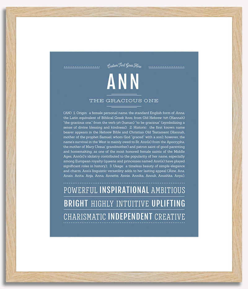 Ann | Name Art Print