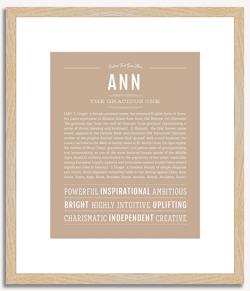 Ann | Name Art Print