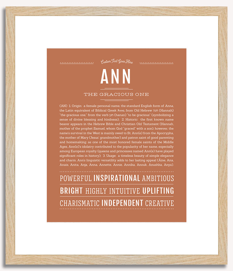 Ann | Name Art Print