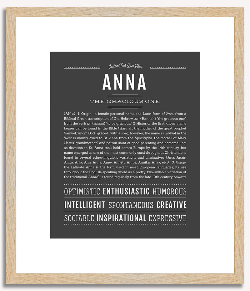 Anna | Name Art Print