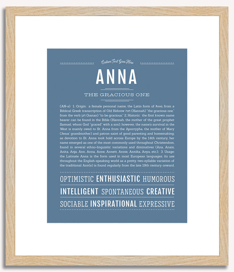 Anna | Name Art Print