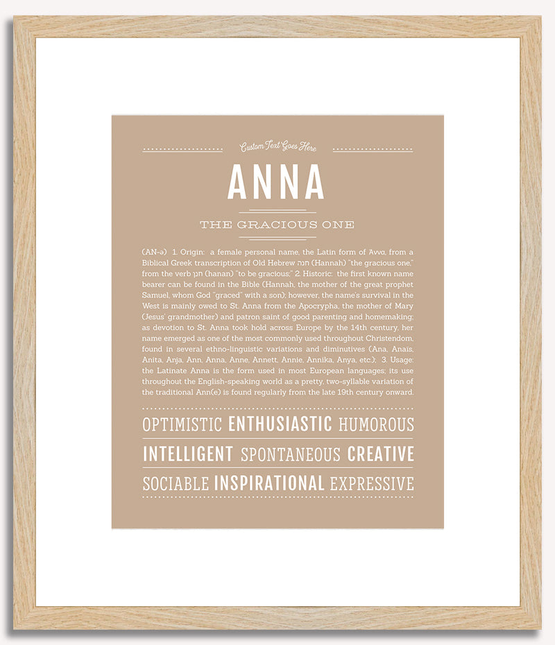 Anna | Name Art Print