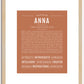 Anna | Name Art Print