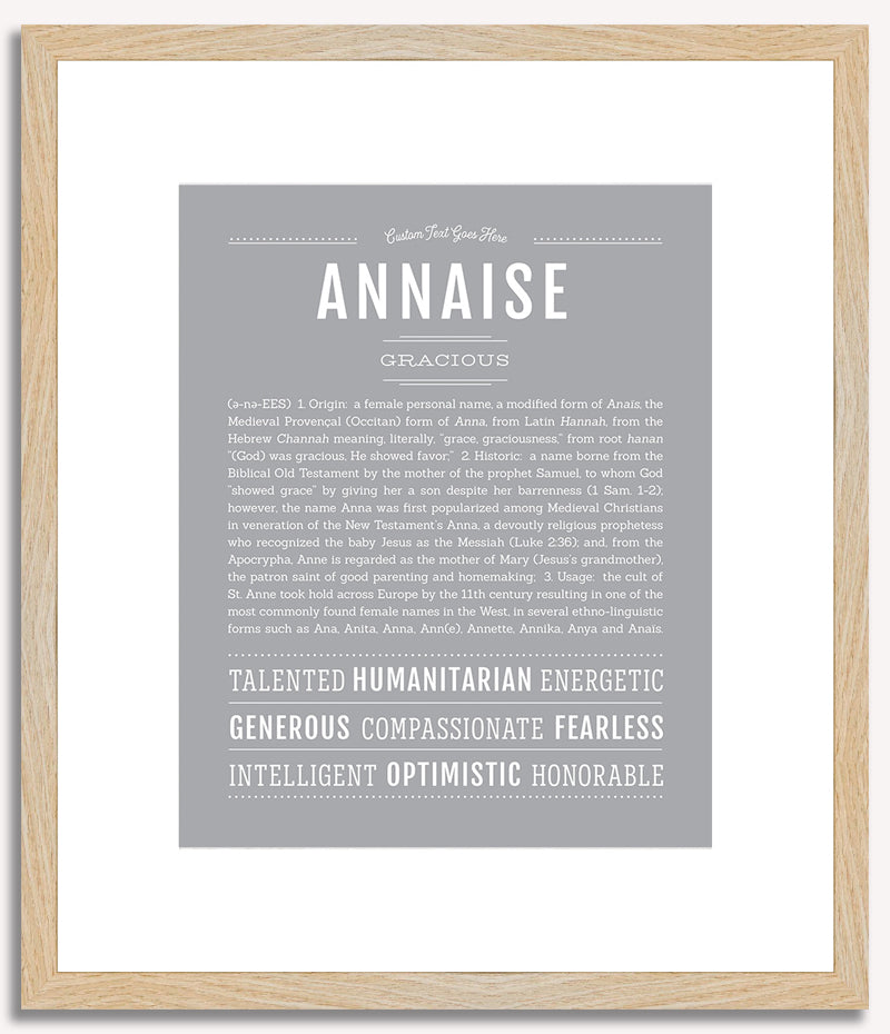 Annaise | Name Art Print