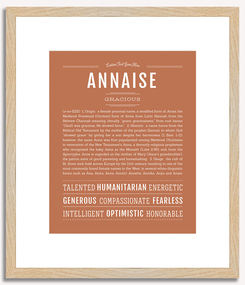 Annaise | Name Art Print