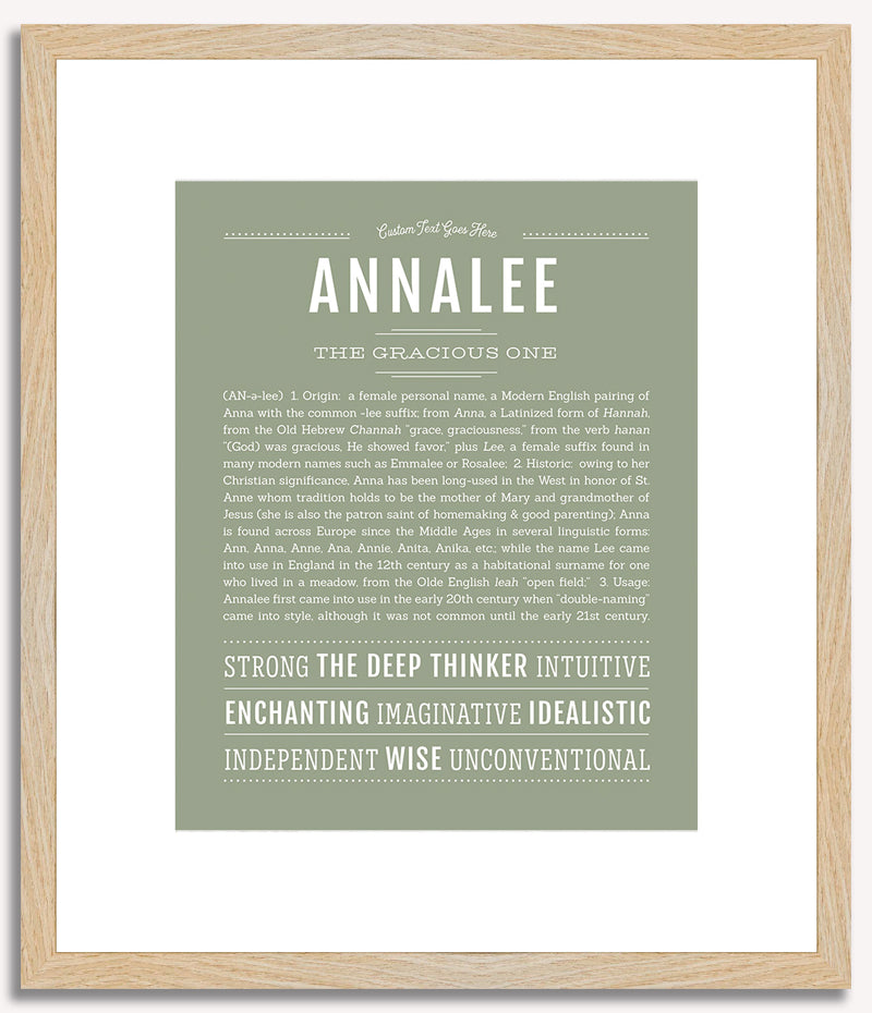 Annalee | Name Art Print