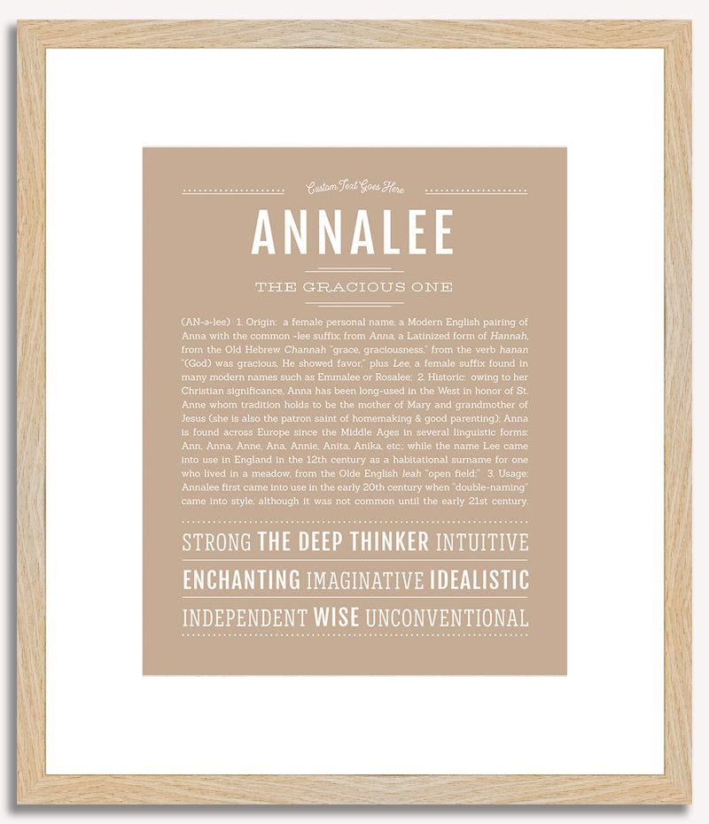 Annalee | Name Art Print