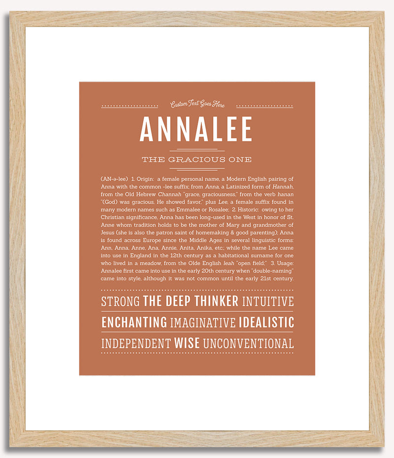 Annalee | Name Art Print