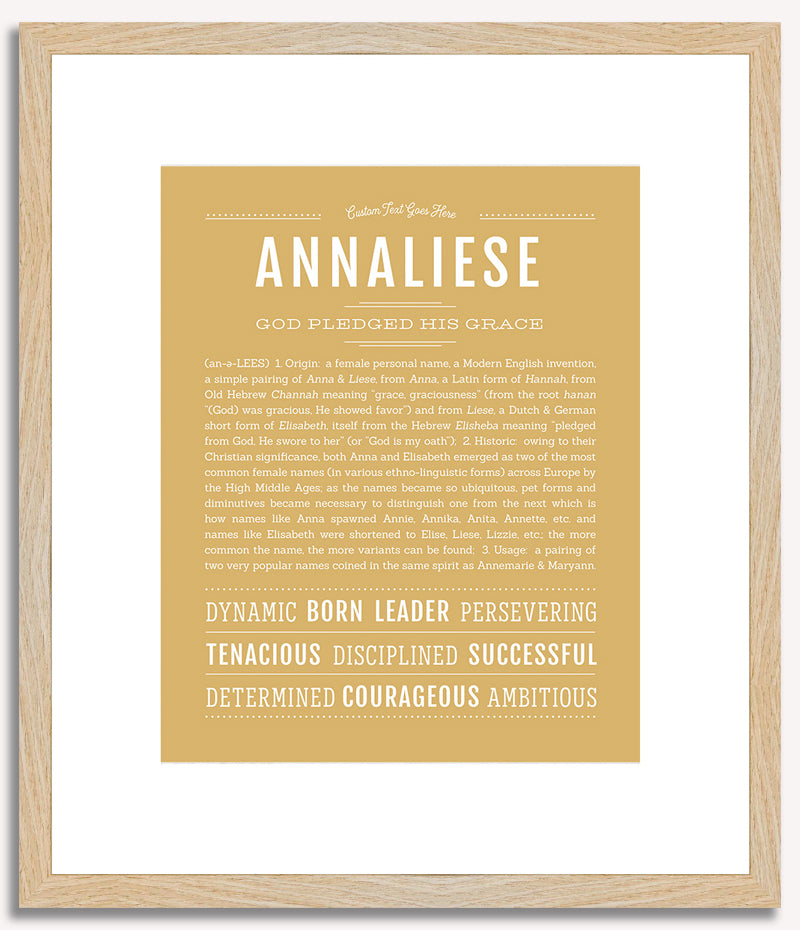 Annaliese | Name Art Print