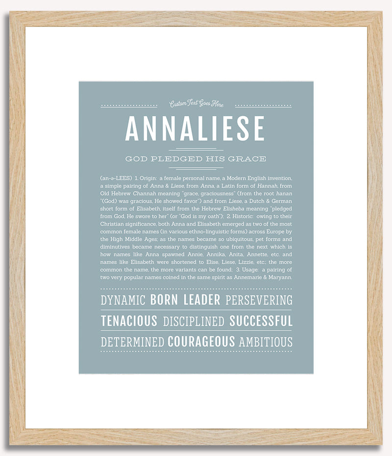 Annaliese | Name Art Print