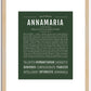 Annamaria | Name Art Print