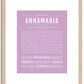 Annamaria | Name Art Print