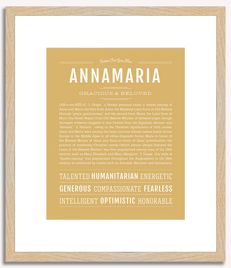 Annamaria | Name Art Print