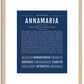 Annamaria | Name Art Print