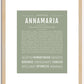 Annamaria | Name Art Print