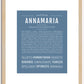 Annamaria | Name Art Print