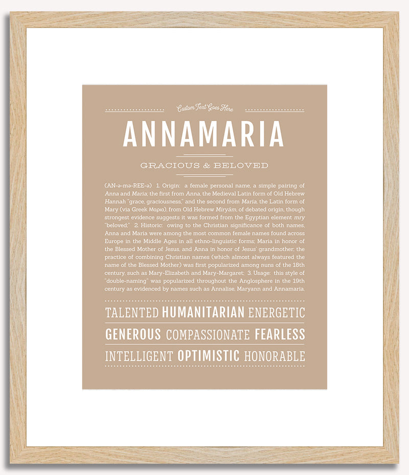 Annamaria | Name Art Print