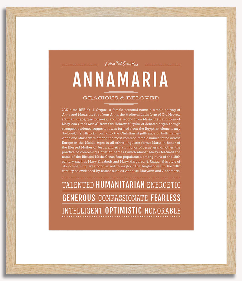 Annamaria | Name Art Print