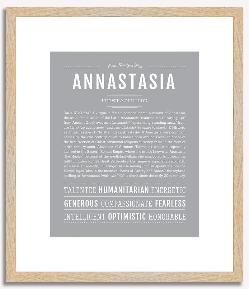 Annastasia | Name Art Print