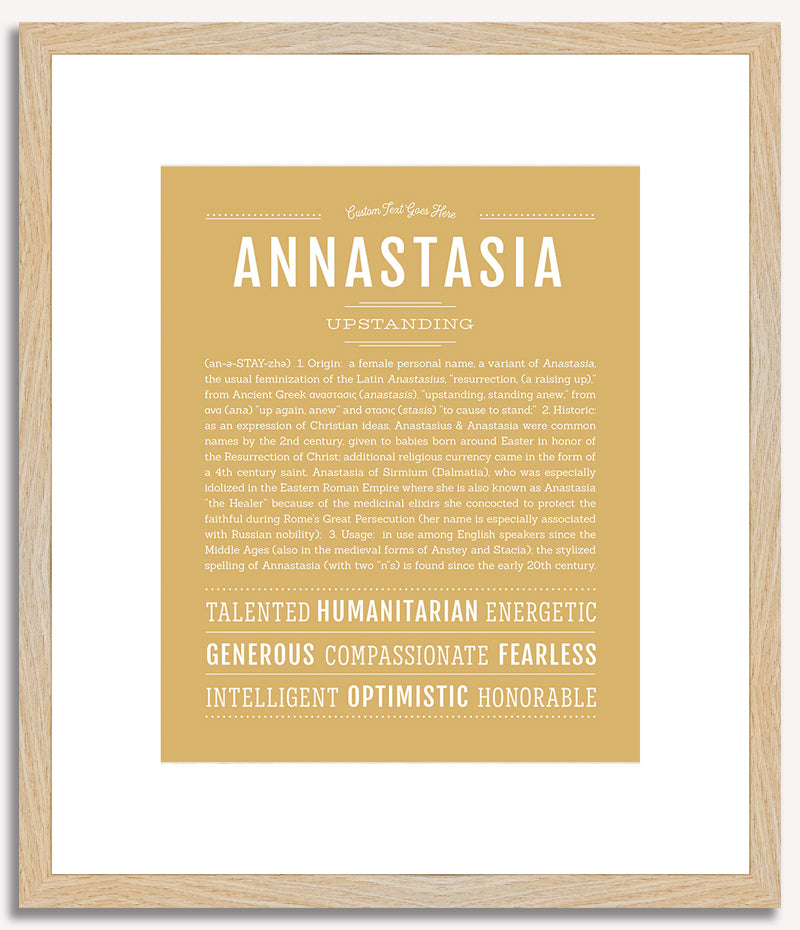 Annastasia | Name Art Print