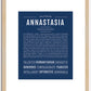 Annastasia | Name Art Print