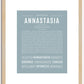 Annastasia | Name Art Print