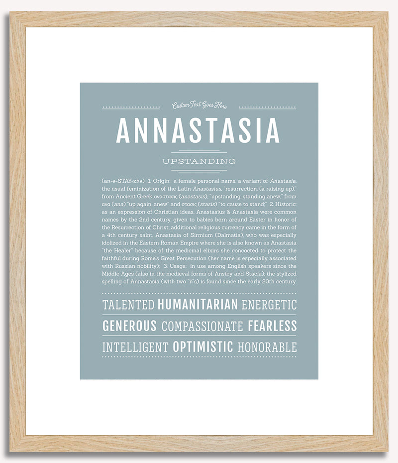 Annastasia | Name Art Print