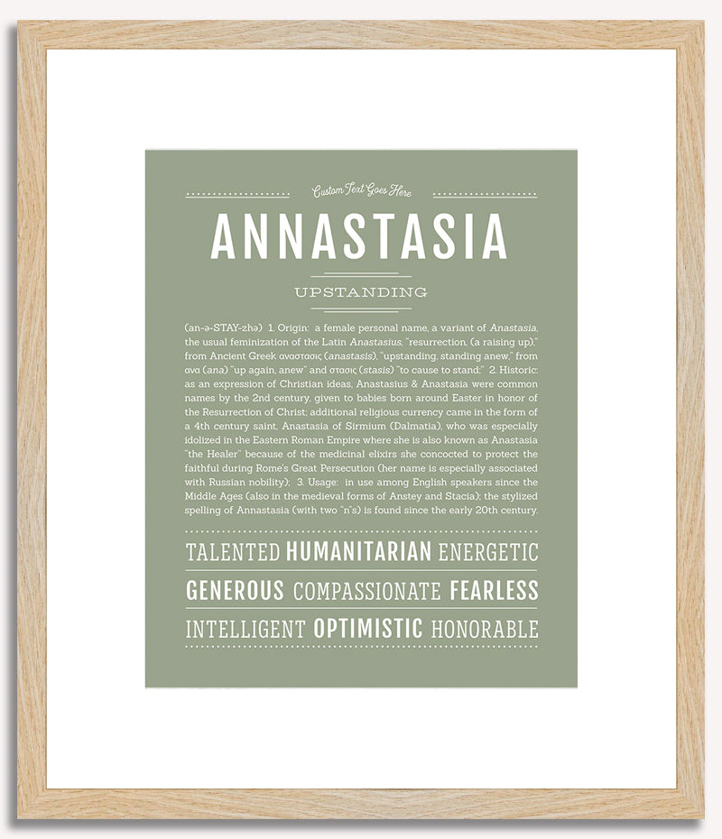 Annastasia | Name Art Print