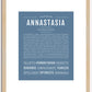 Annastasia | Name Art Print