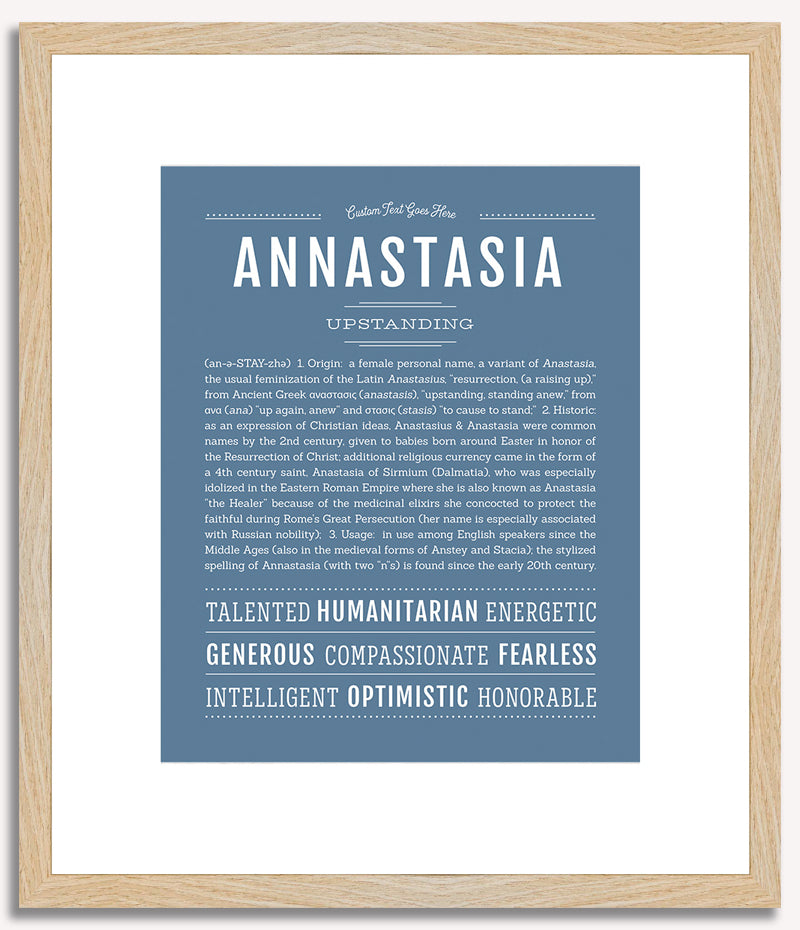 Annastasia | Name Art Print