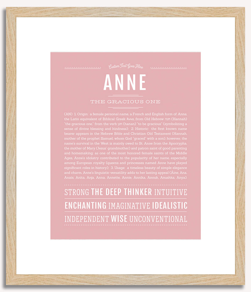 Anne | Name Art Print