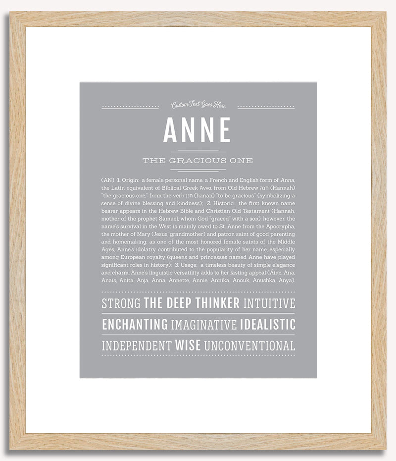 Anne | Name Art Print