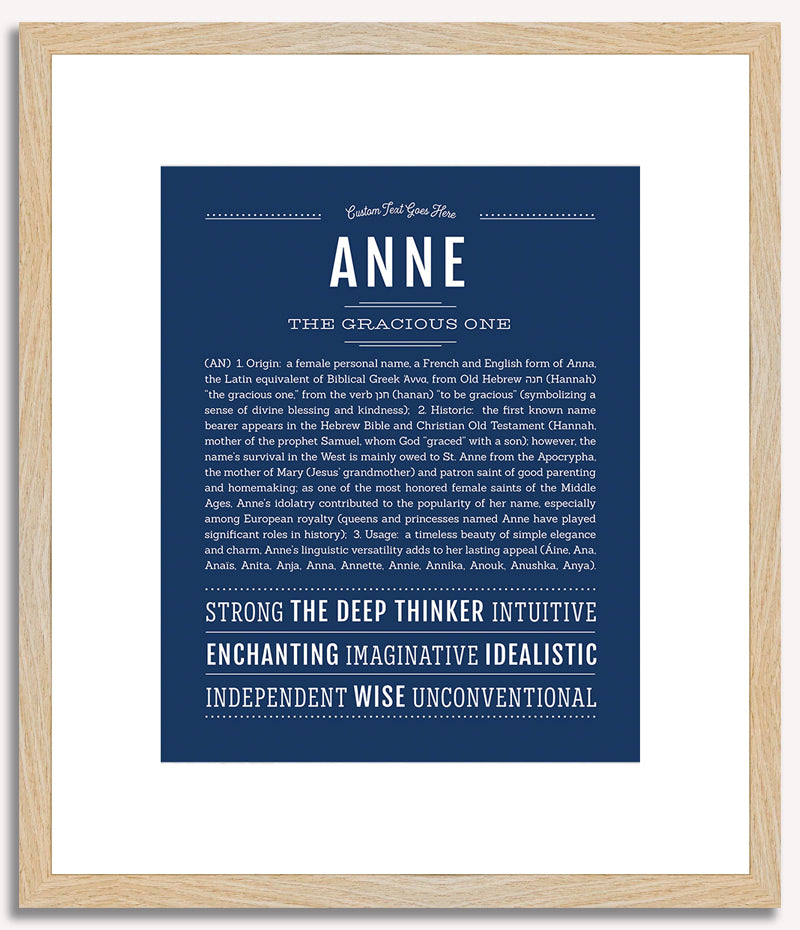 Anne | Name Art Print