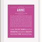 Frame Options | Dark Pink | White Frame, Matted