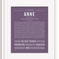 Frame Options | Deep Purple | White Frame, Matted