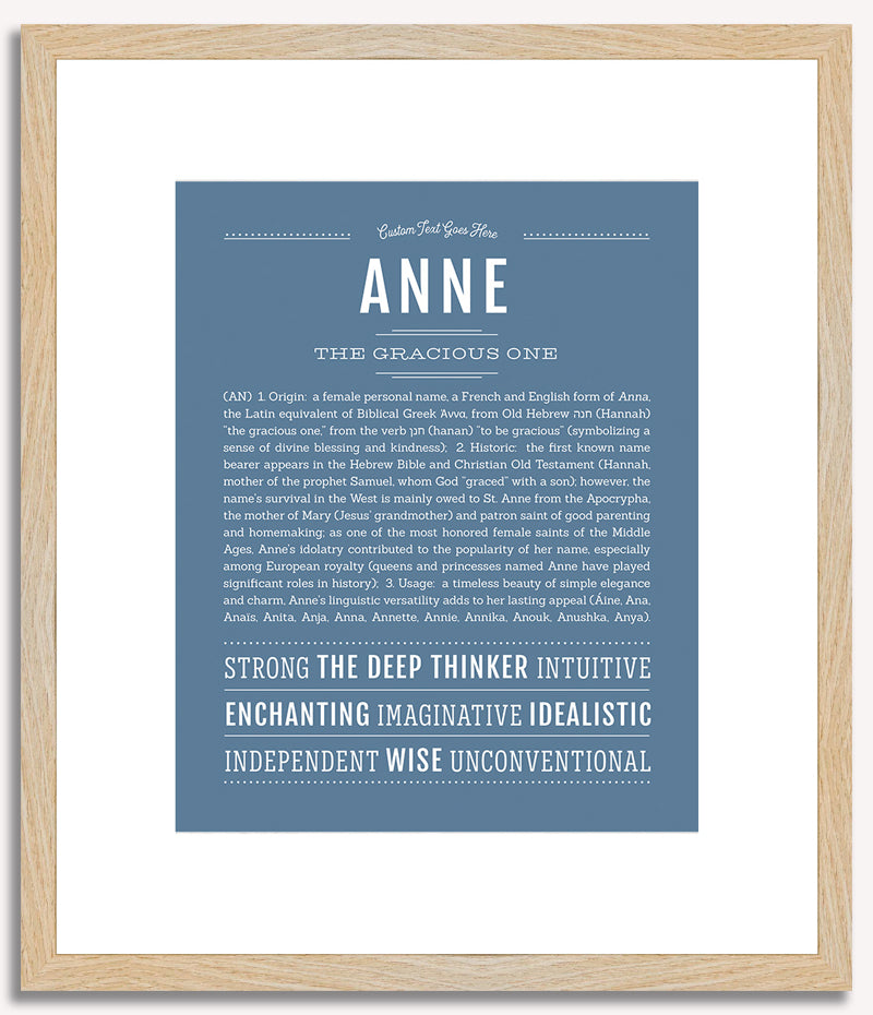 Anne | Name Art Print