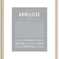 Anneliese | Name Art Print