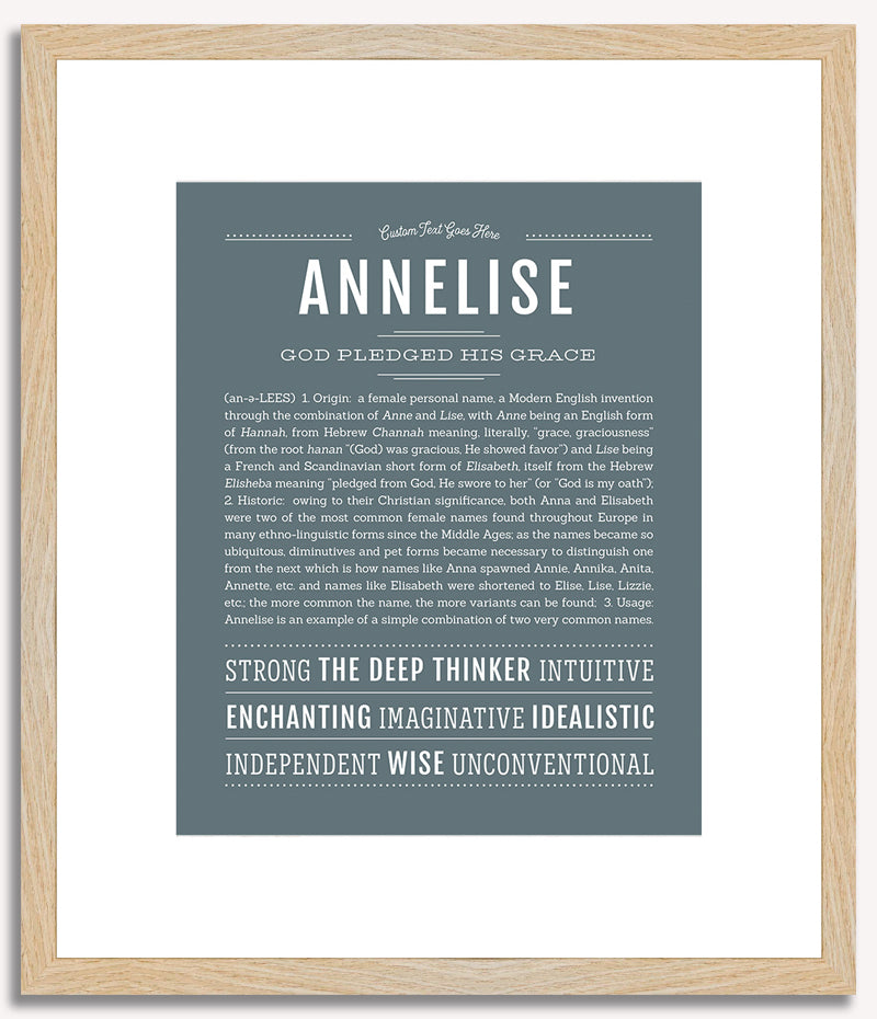 Annelise | Name Art Print