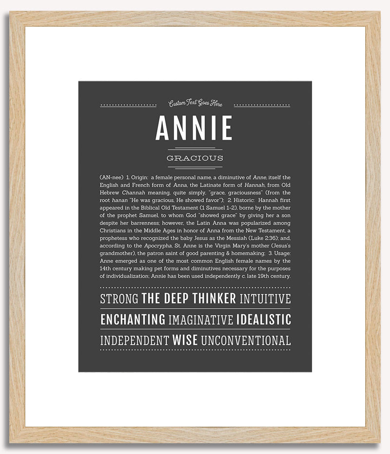 Annie | Name Art Print