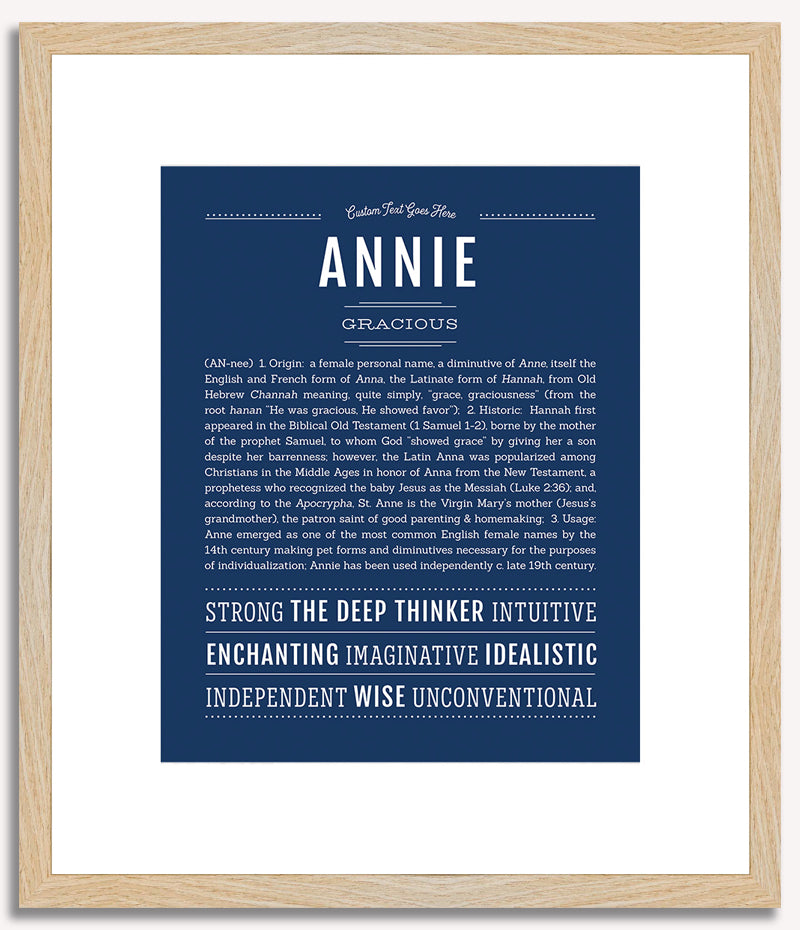 Annie | Name Art Print