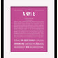 Frame Options | Dark Pink | Black Frame, Matted