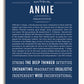 Annie | Name Art Print – Name Stories