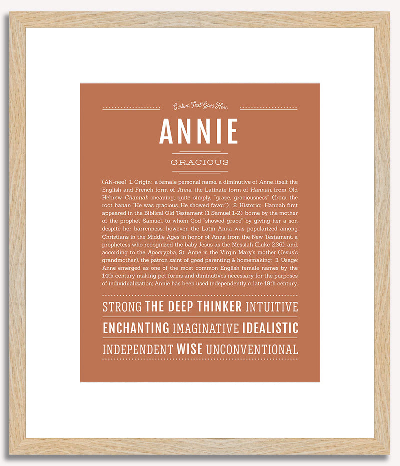 Annie | Name Art Print