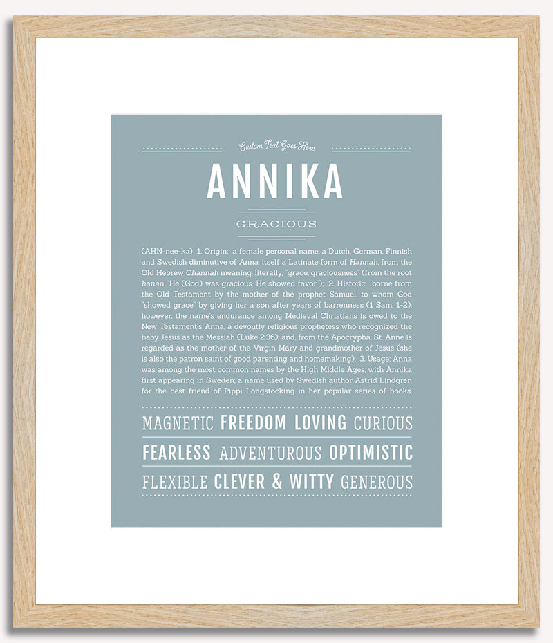 Annika | Name Art Print