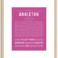 Anniston | Name Art Print