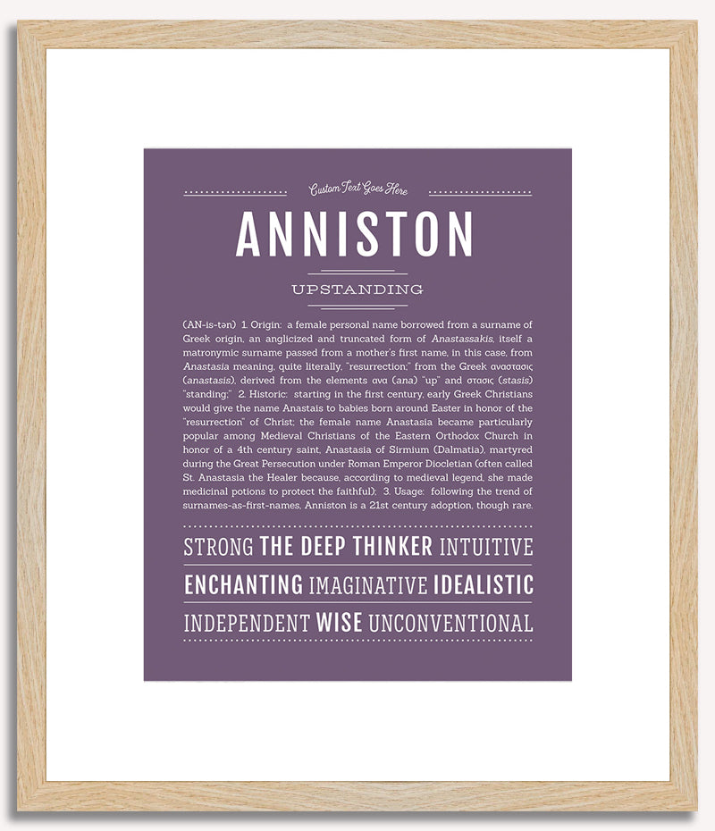 Anniston | Name Art Print