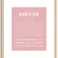 Anniston | Name Art Print