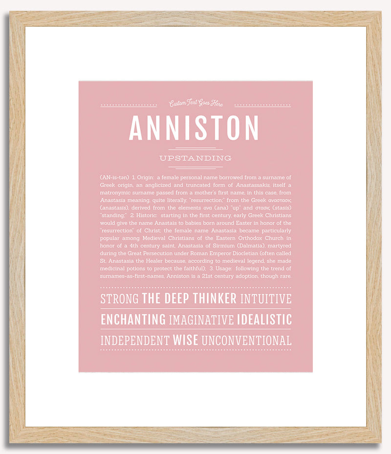 Anniston | Name Art Print