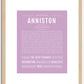 Anniston | Name Art Print