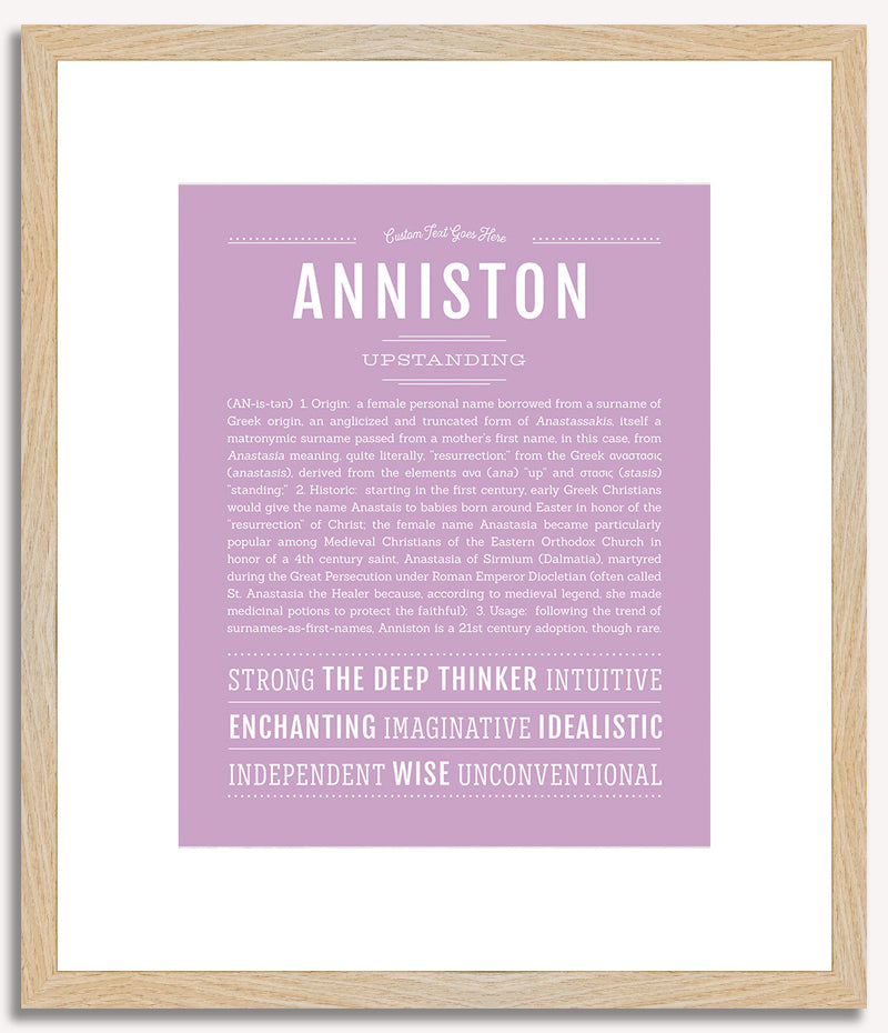 Anniston | Name Art Print